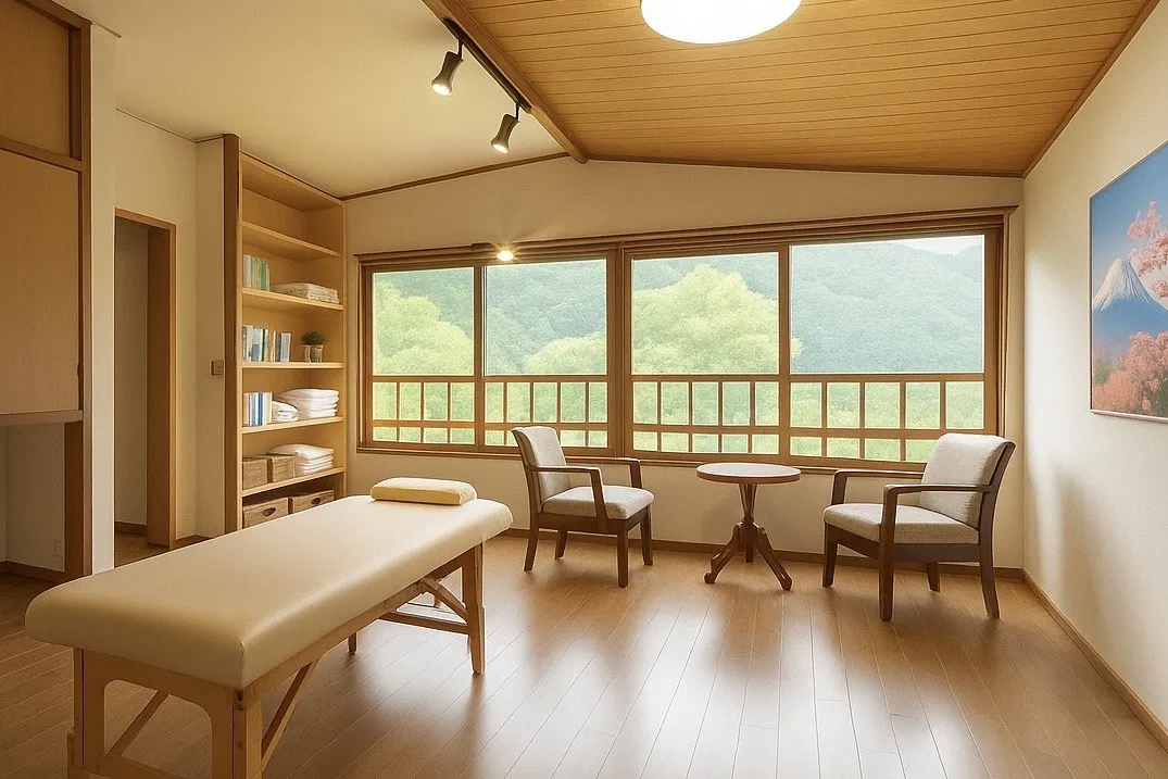 The upstairs Western-style room