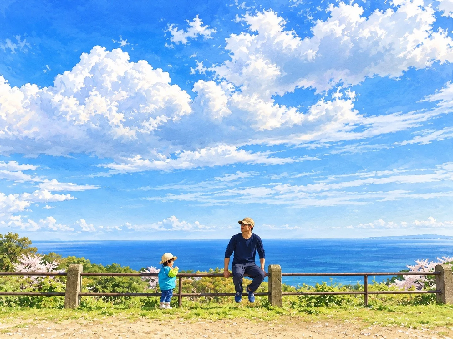 Sea and sky on the Shonan coast